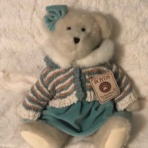 15” Boyd’s Plush Teddy Bear with Sweater & Dress